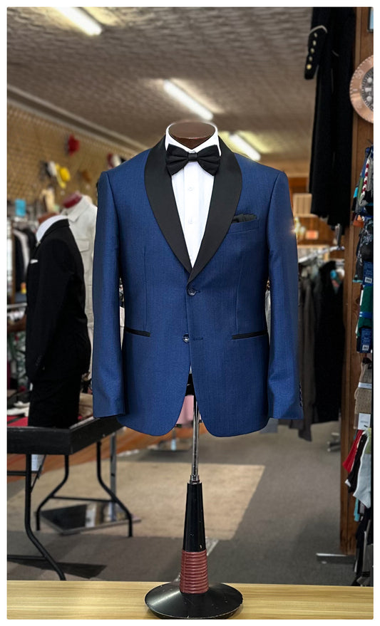 Shawl Collar Tuxedo - Blue