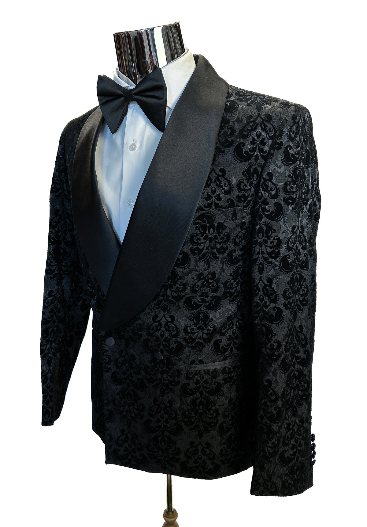 Black Damask Tuxedo