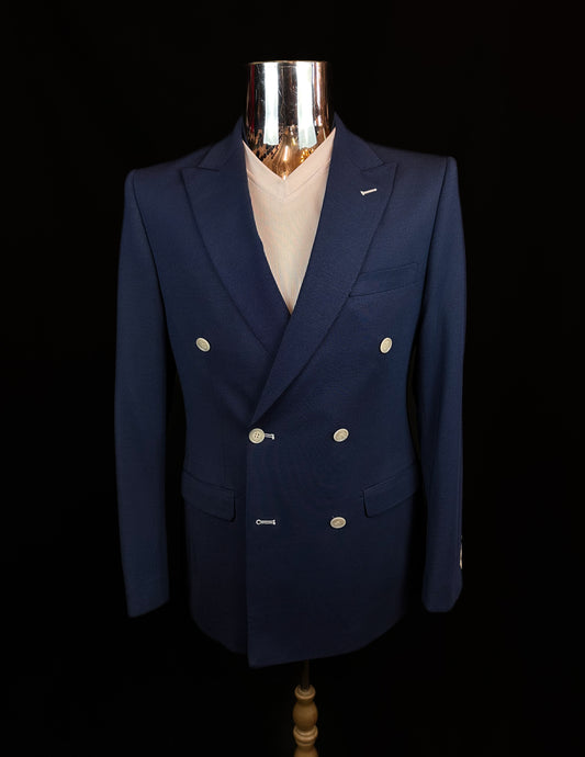 Double Breast Blazer - Navy
