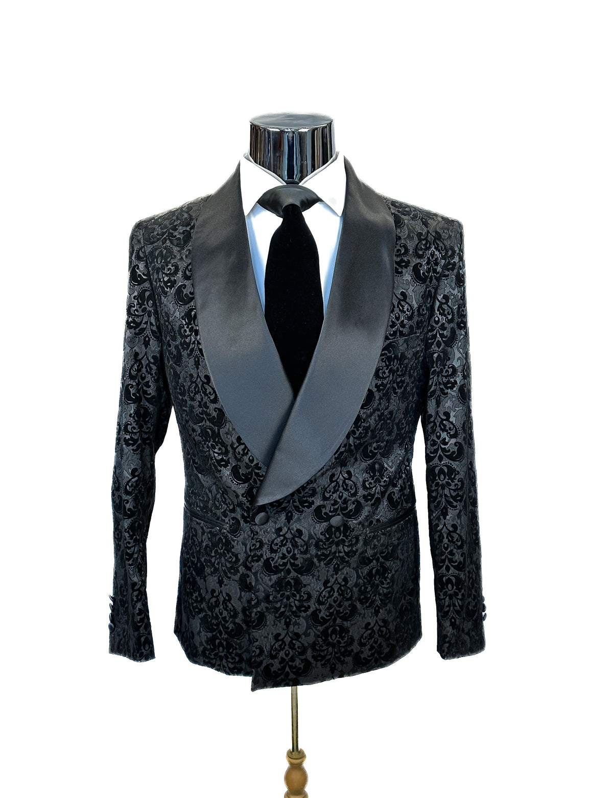 Black Damask Tuxedo