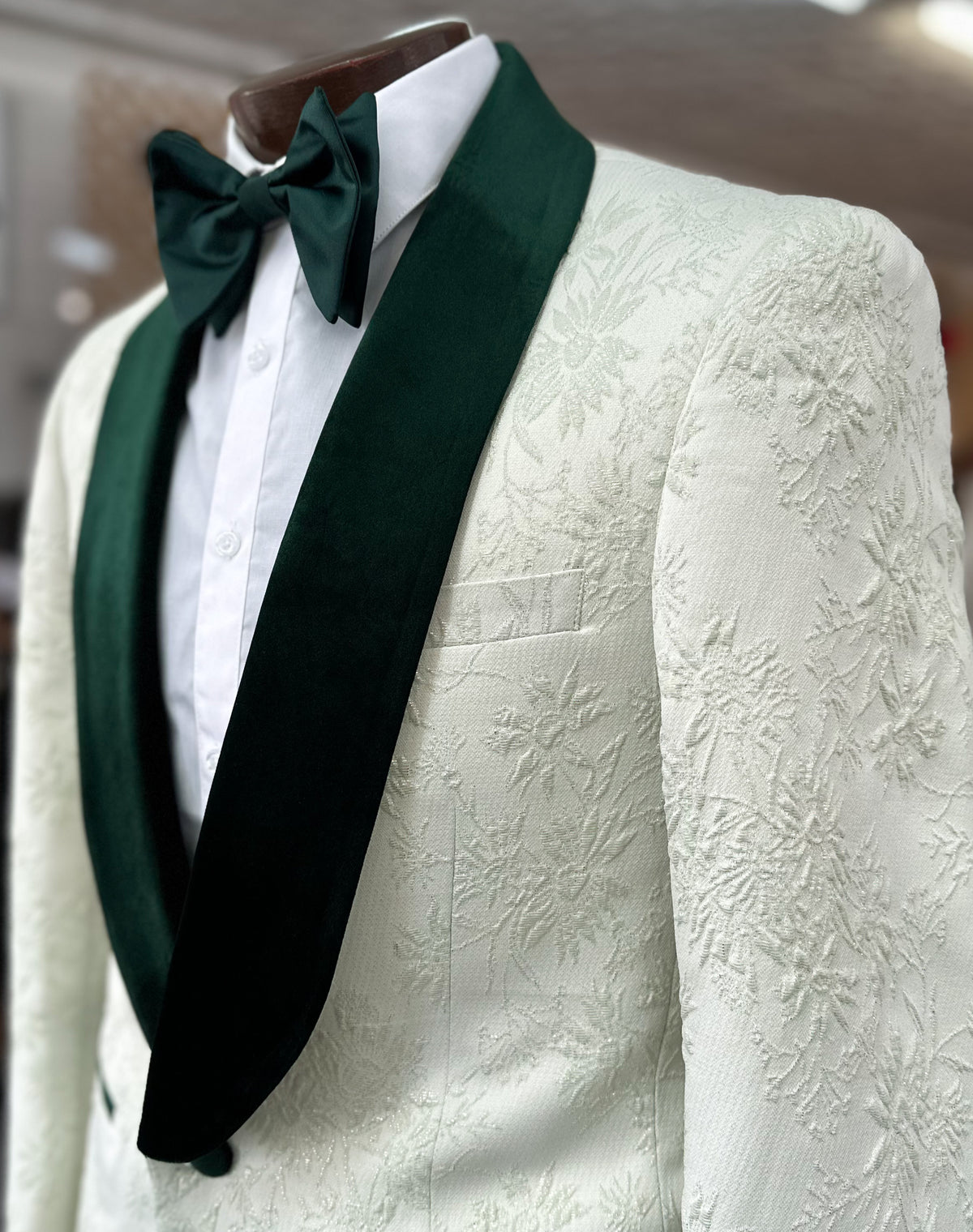 Flared Leg Tuxedo - Mint