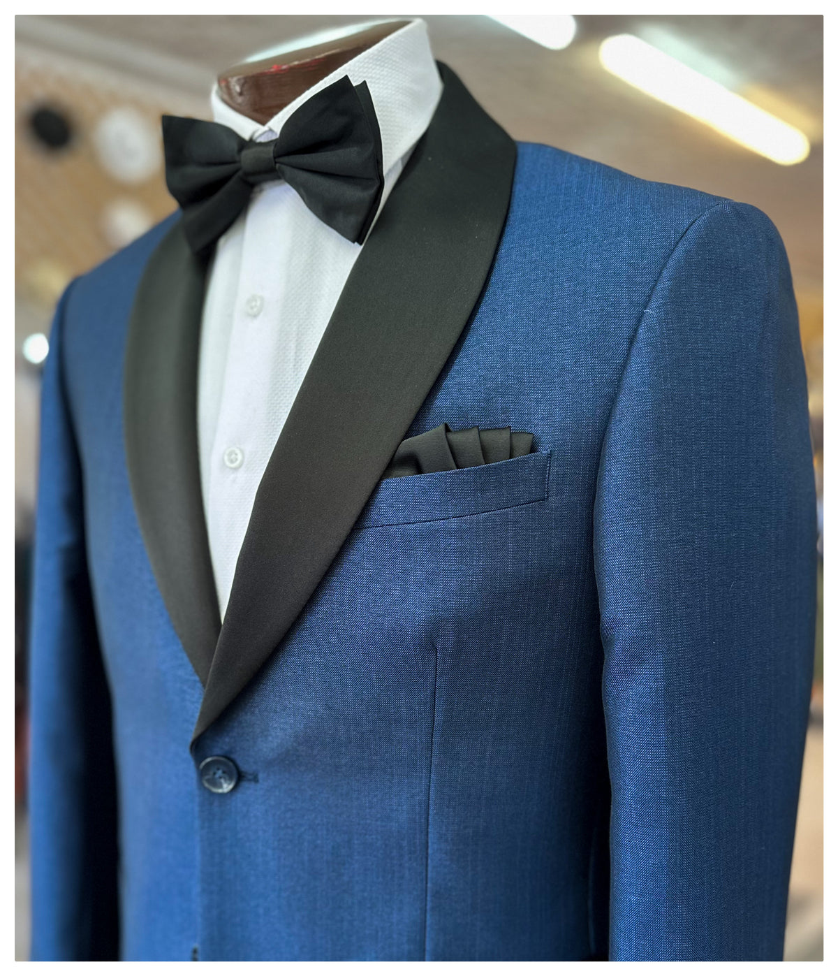Shawl Collar Tuxedo - Blue