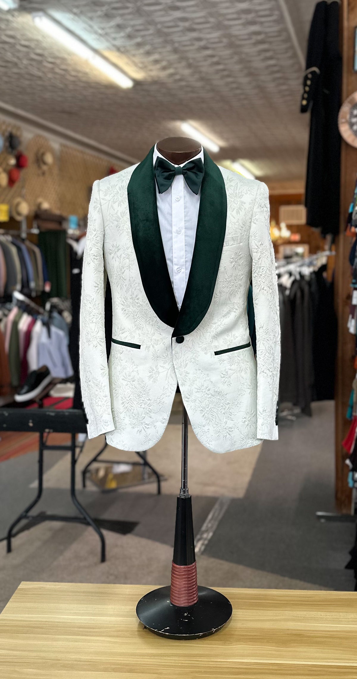 Flared Leg Tuxedo - Mint