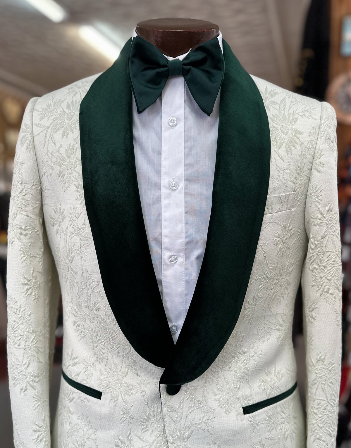 Flared Leg Tuxedo - Mint