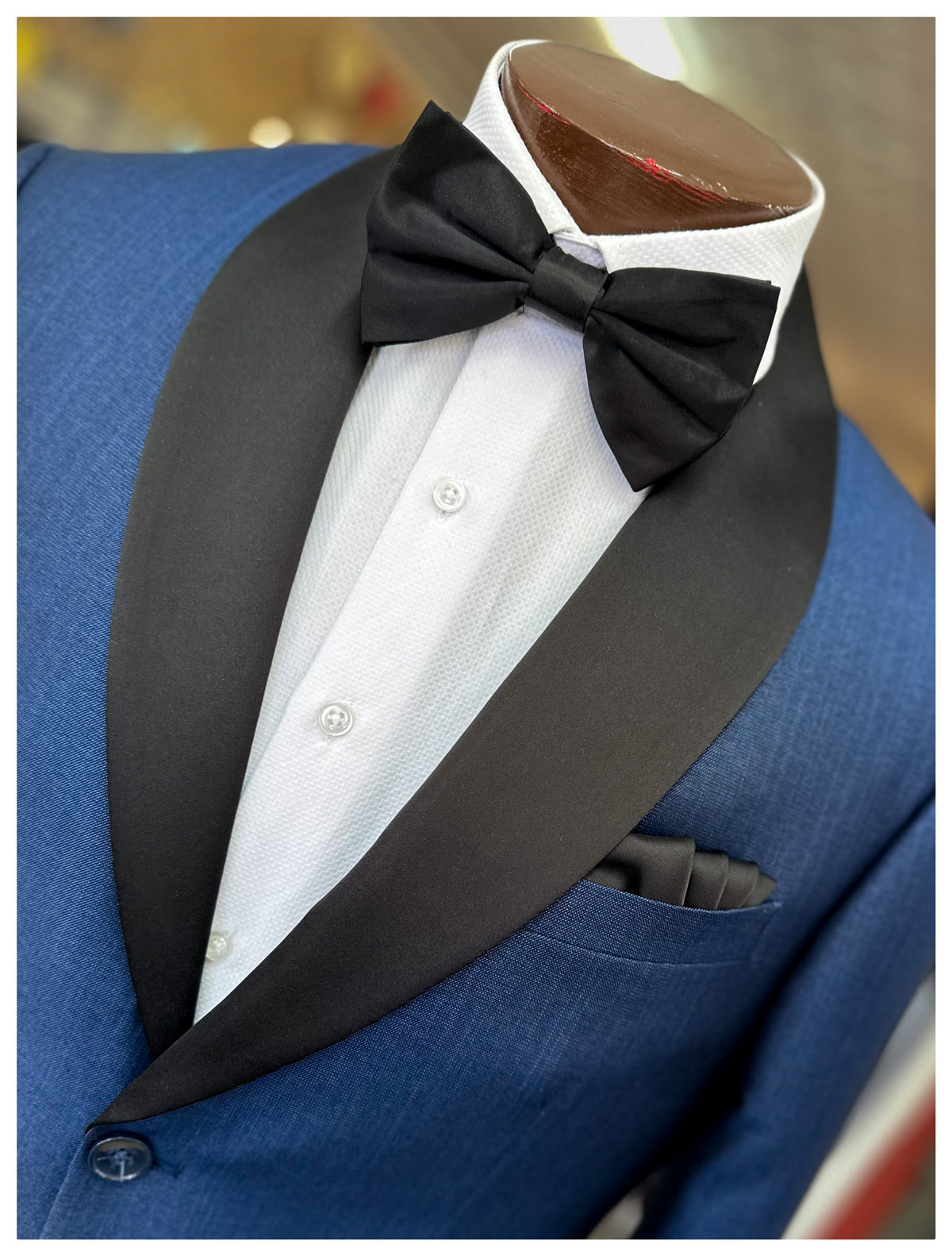 Shawl Collar Tuxedo - Blue