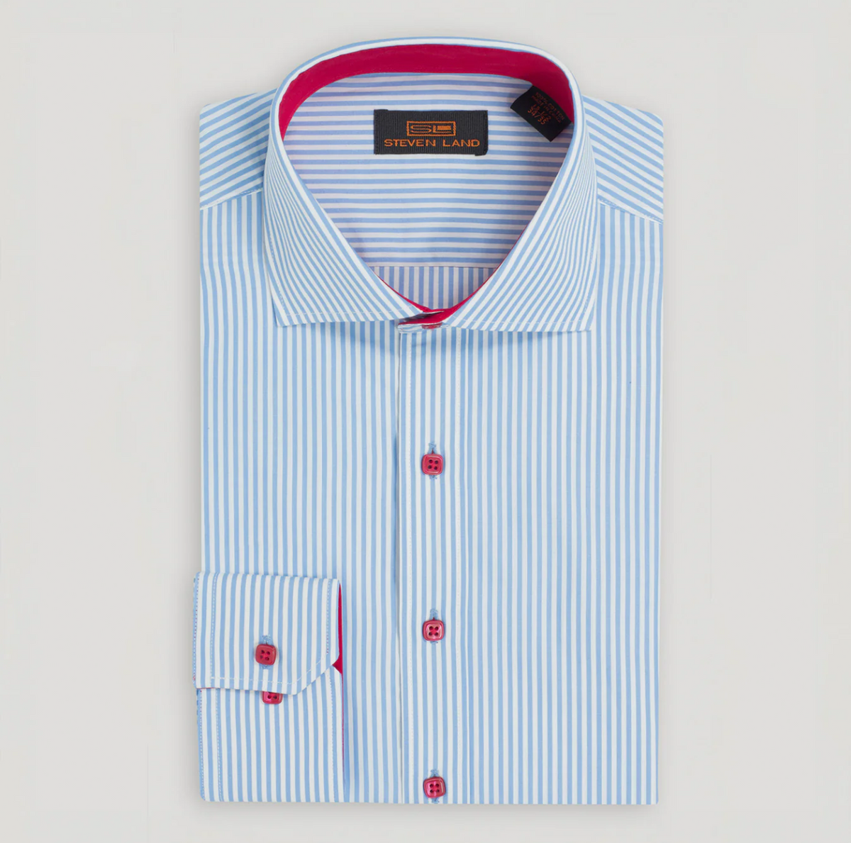 The Earl Striped - Light Blue
